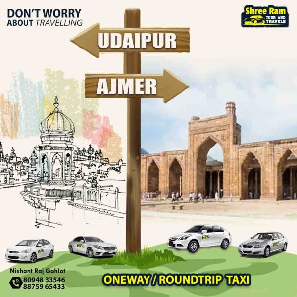 udaipur to ajmer taxi