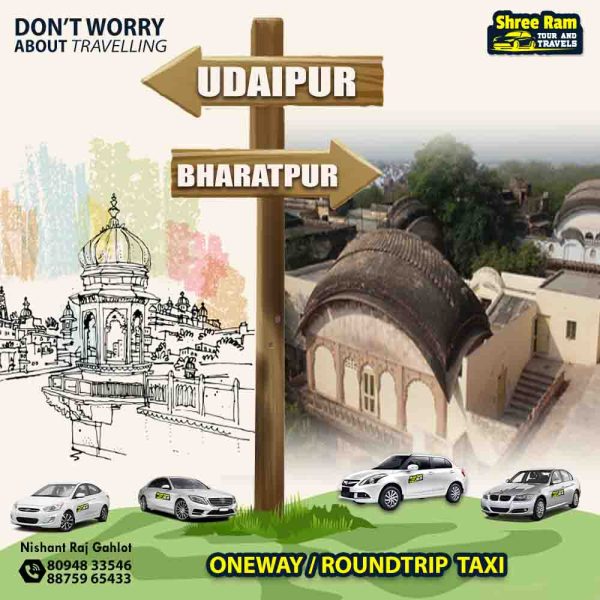 udaipur to bharatpur taxi