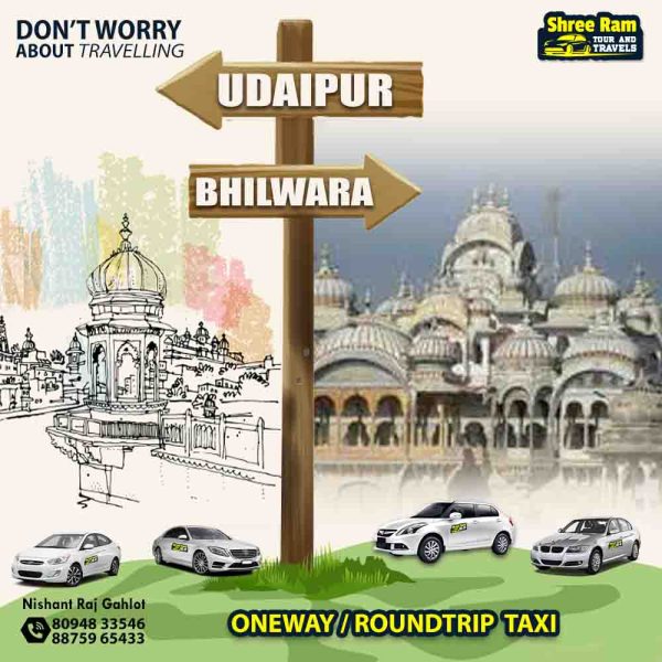 udaipur to bhilwara taxi