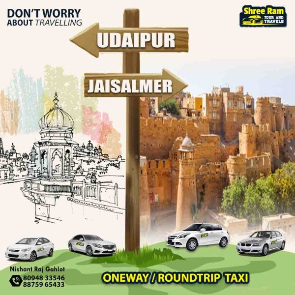 udaipur to jaisalmer taxi