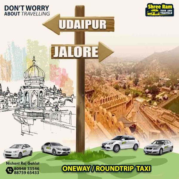 udaipur to jalore taxi