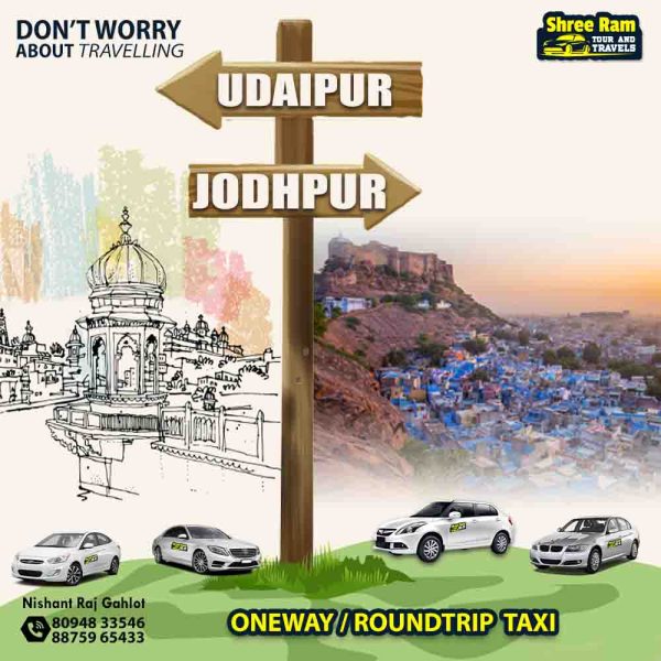 udaipur to jodhpur taxi