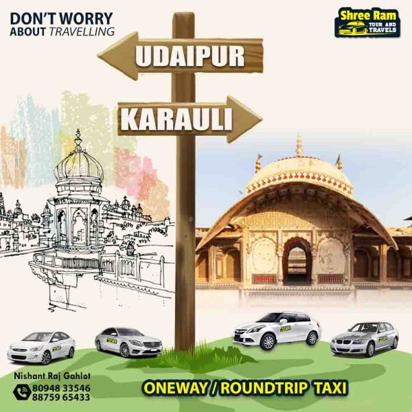 udaipur to karauli taxi