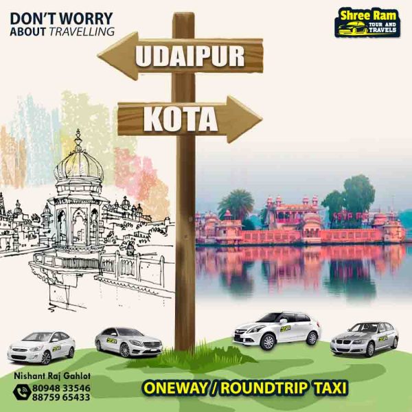 udaipur to kota taxi