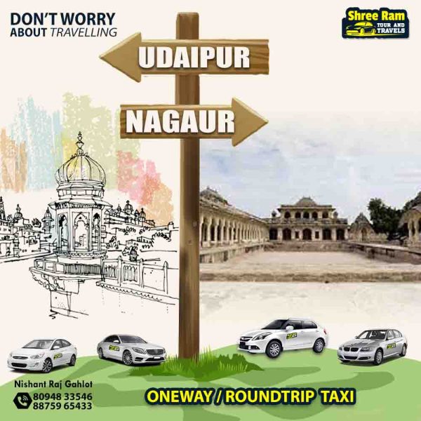 udaipur to nagaur taxi