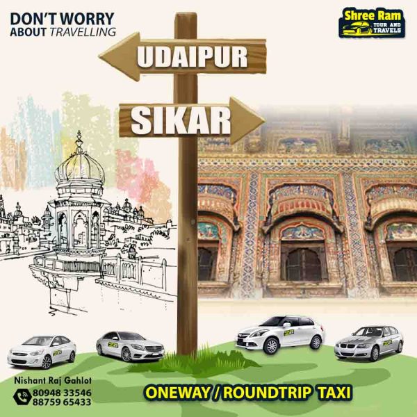 udaipur to sikar taxi