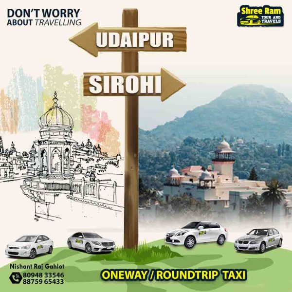 udaipur to sirohi taxi